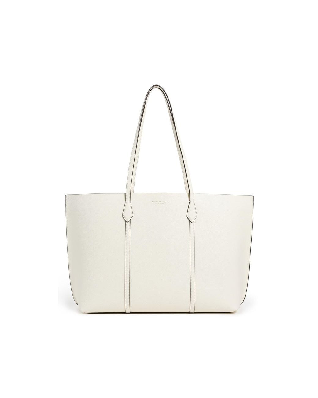 Tory Burch White Perry Tote