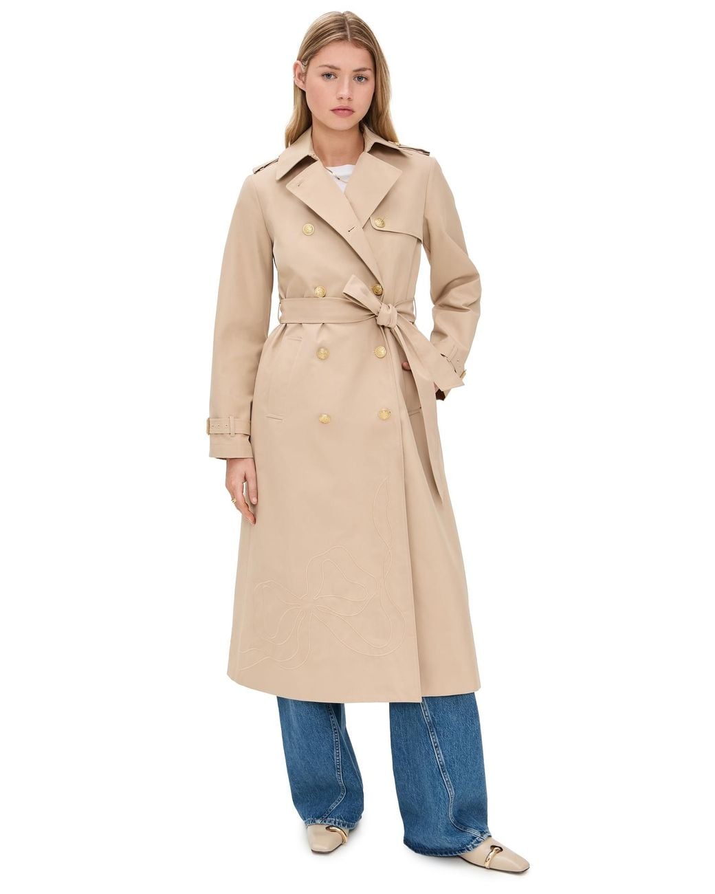 LoveShackFancy Blue Thiel Jacket