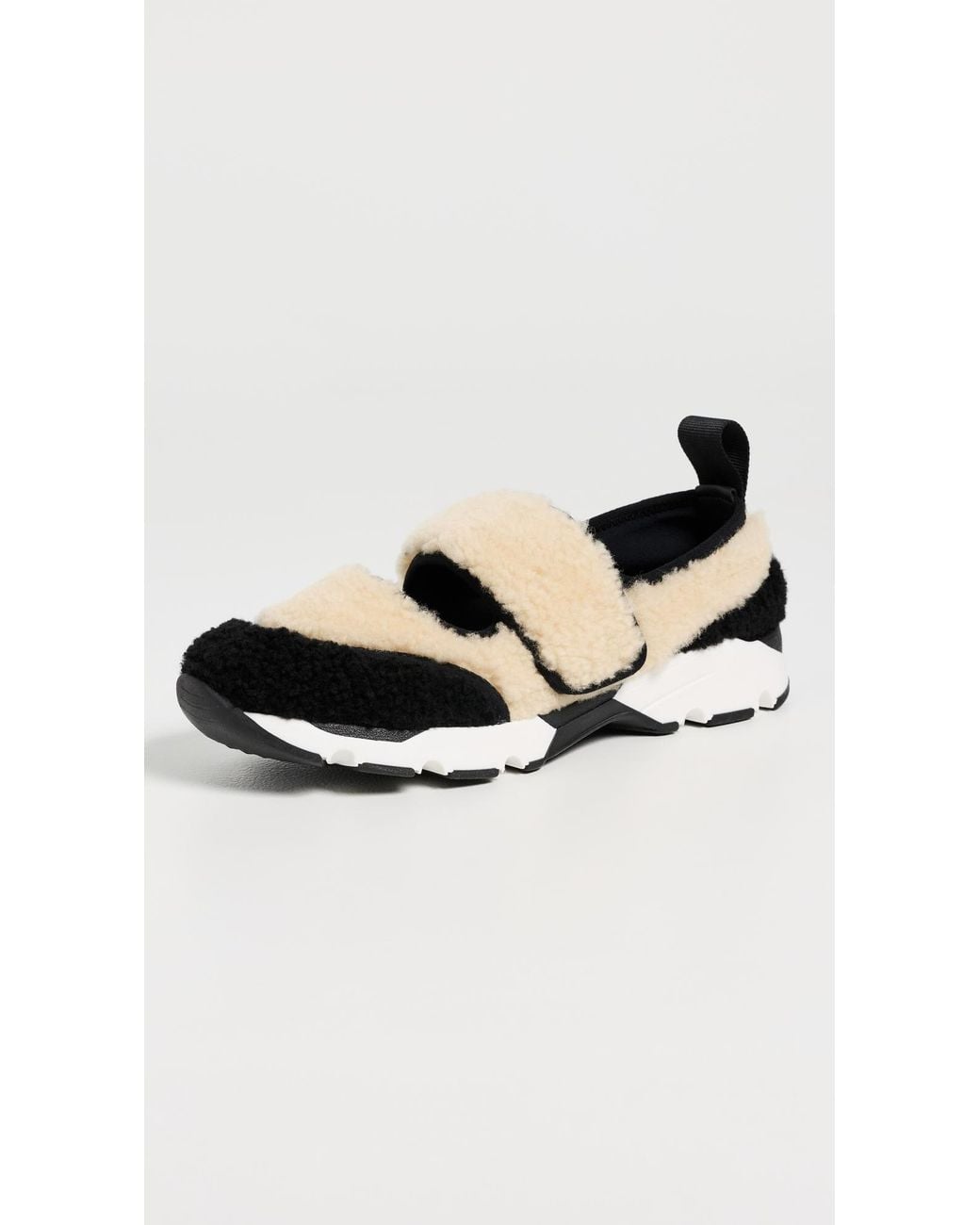Marni Black Shearling Sneakers