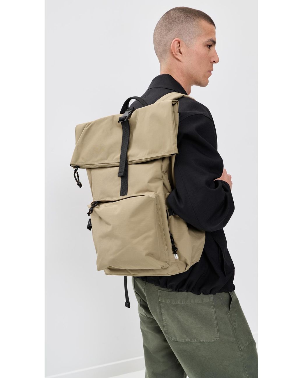 NN07 Natural Roll Top Backpack for men