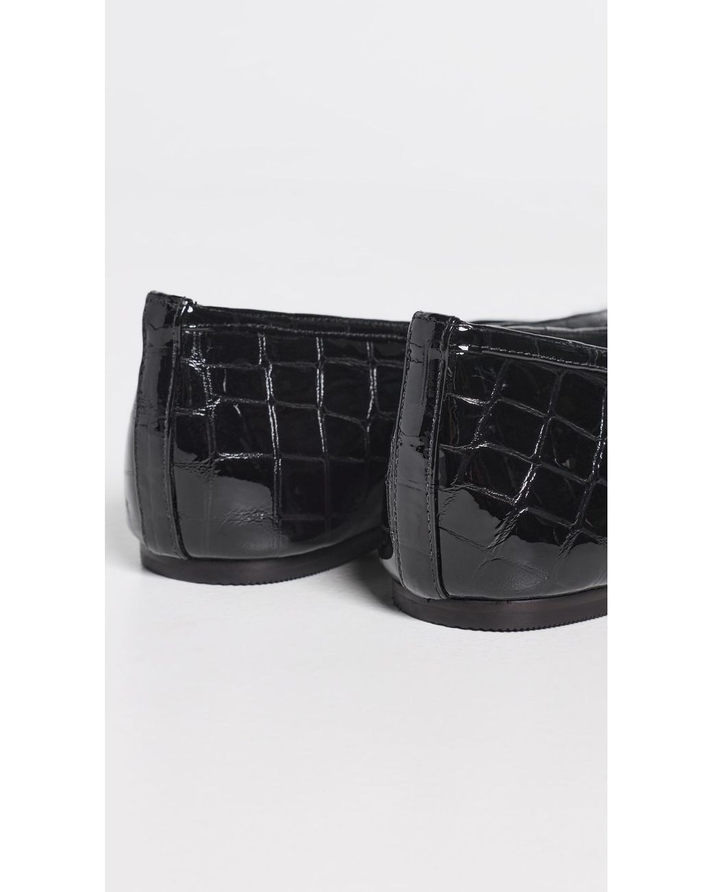 Black Suede Studio Black Ayra Flats