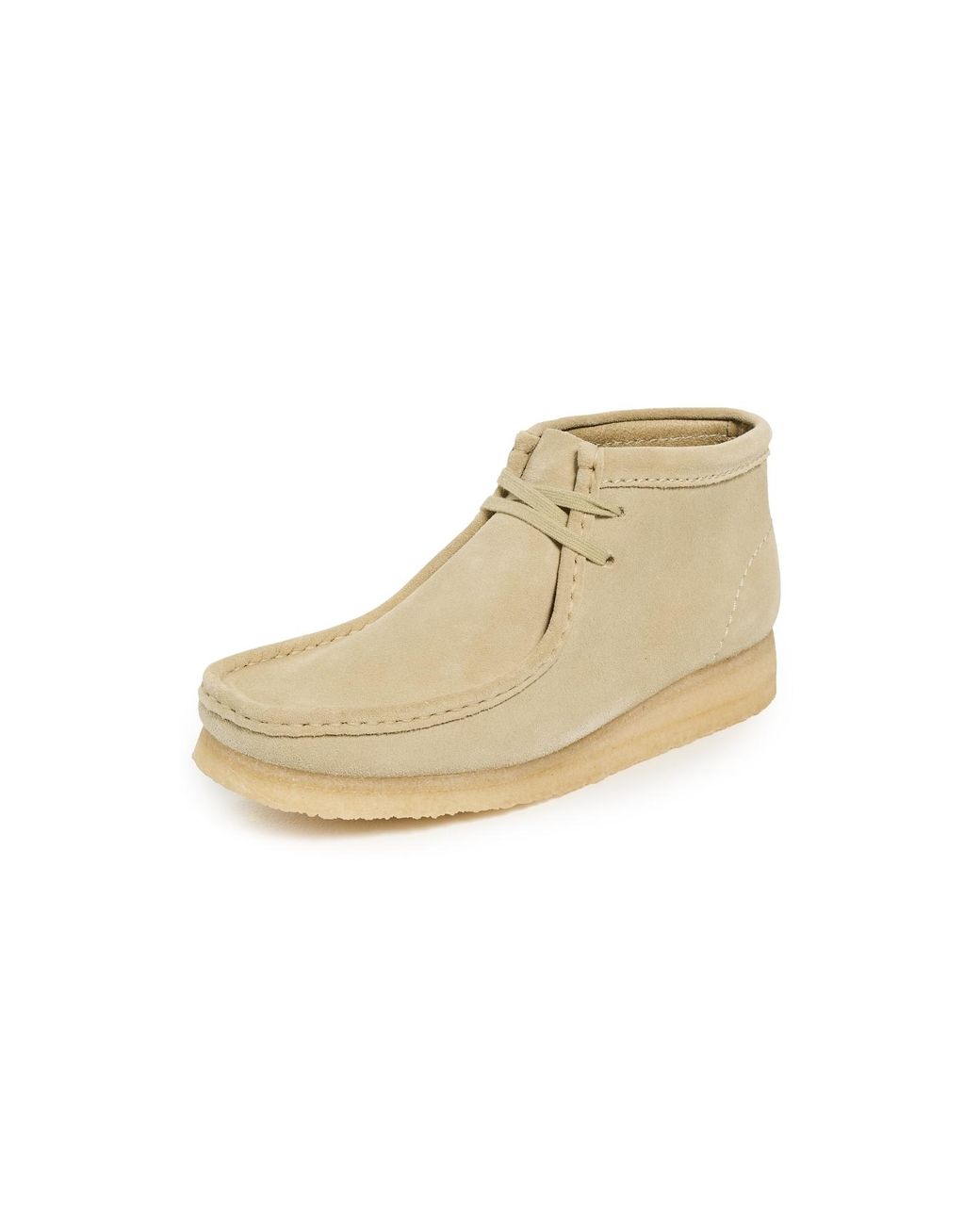 Clarks White Wallabee Boots
