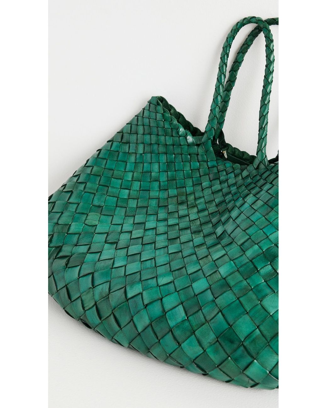 Dragon Diffusion Green Santa Croce Small Tote