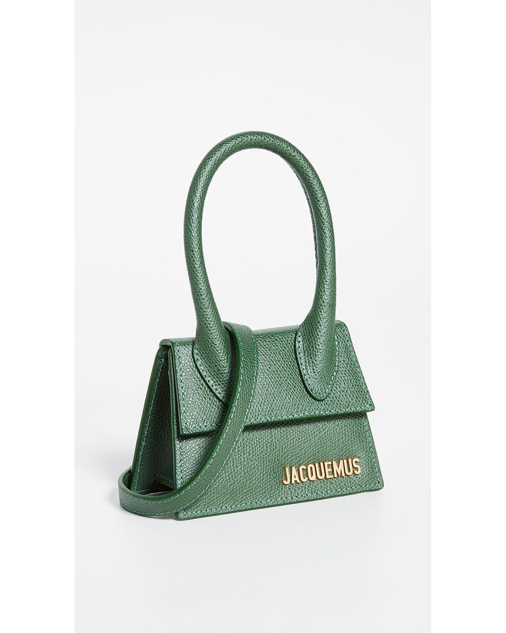 Chiquito leather handbag Jacquemus Green in Leather - 36213885