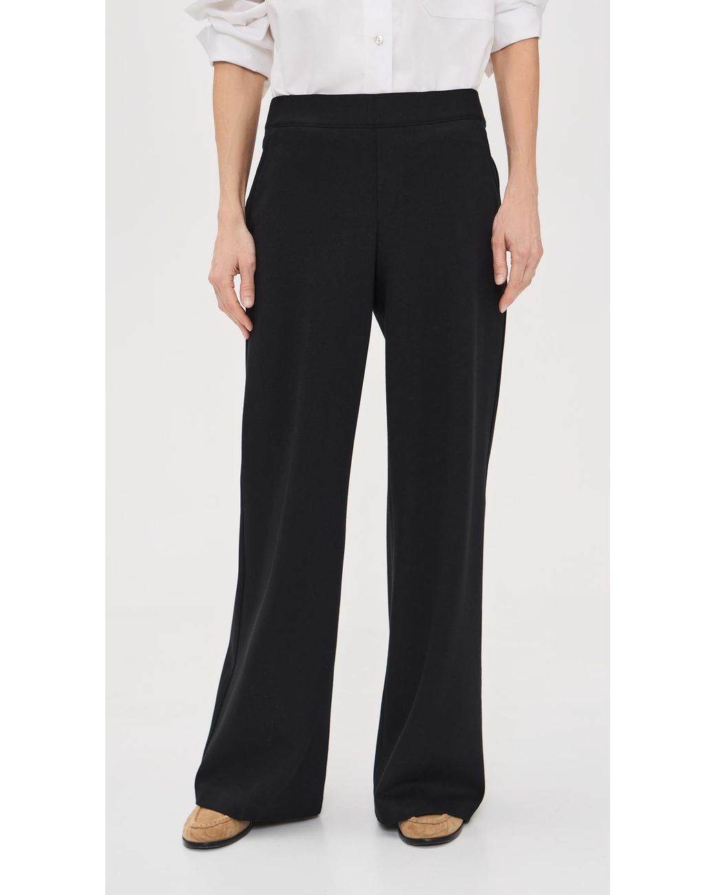 Spanx Black Petite Ponte Supersmooth Pants