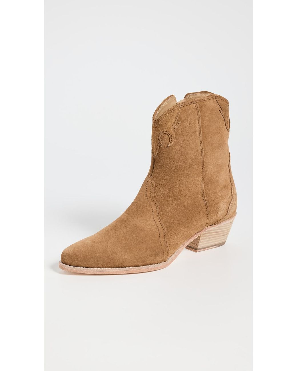 Free People New Frontier Western Boots in White | Lyst