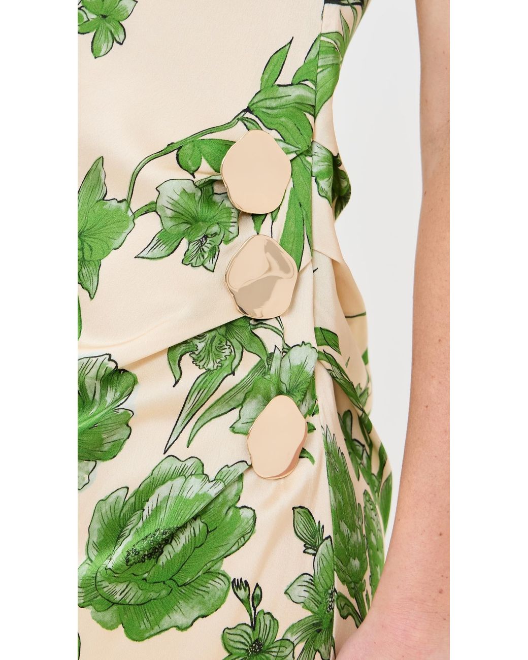 green emerald velvet dress Bianca Linen Maxi Dress - Waterlily Green