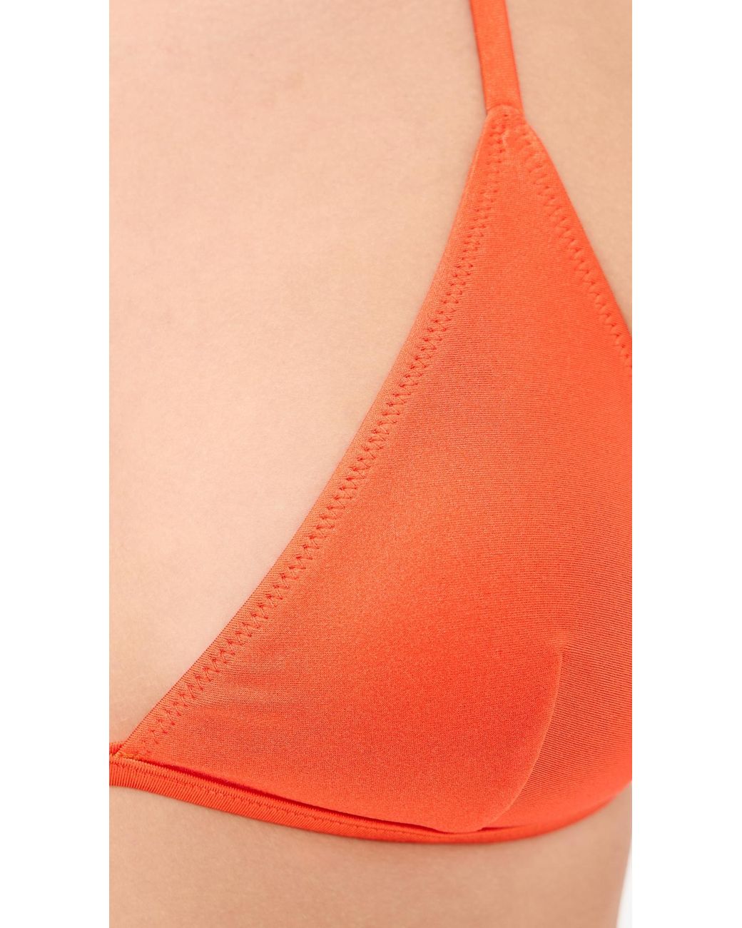 ÉTERNE Orange Thea Bikini Top