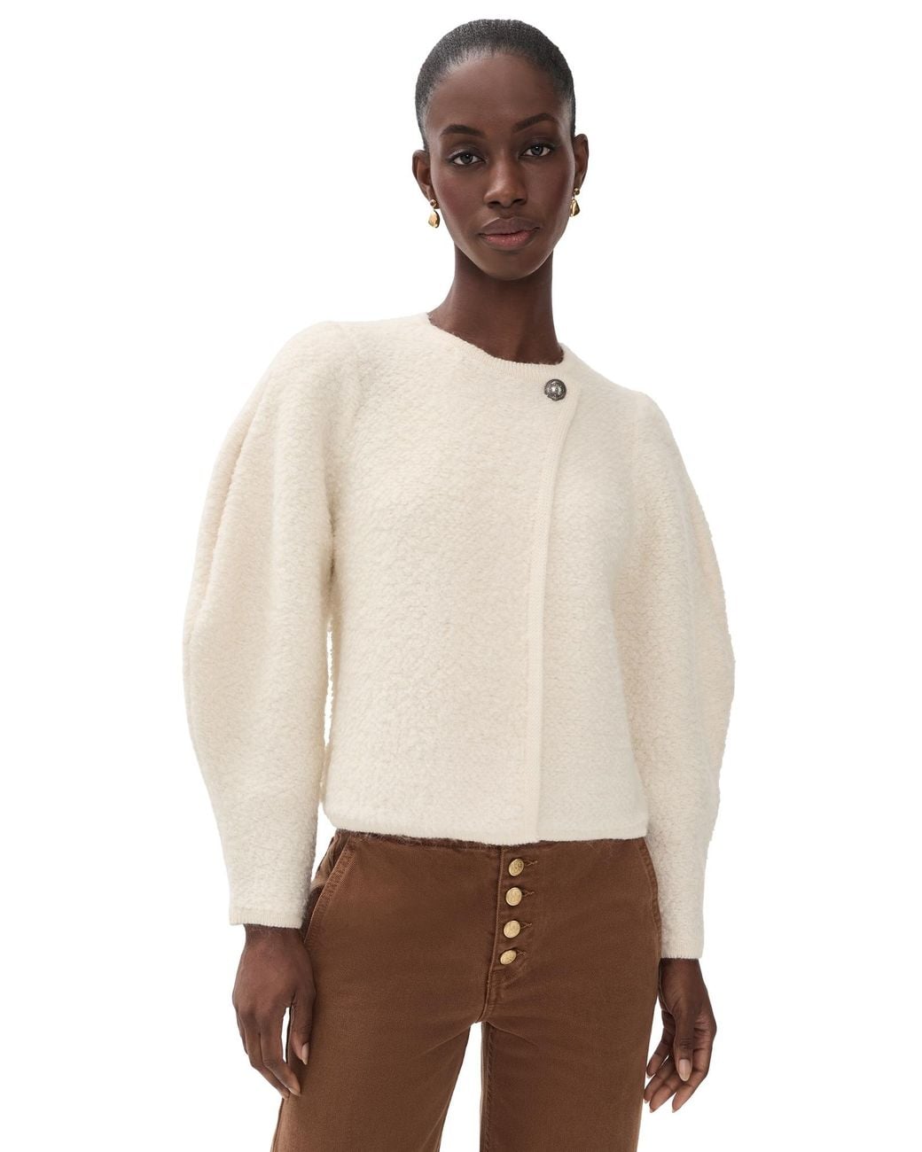 Ba&sh Natural Fida Cardigan