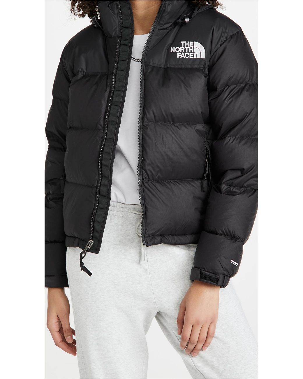 black north face jacket nuptse