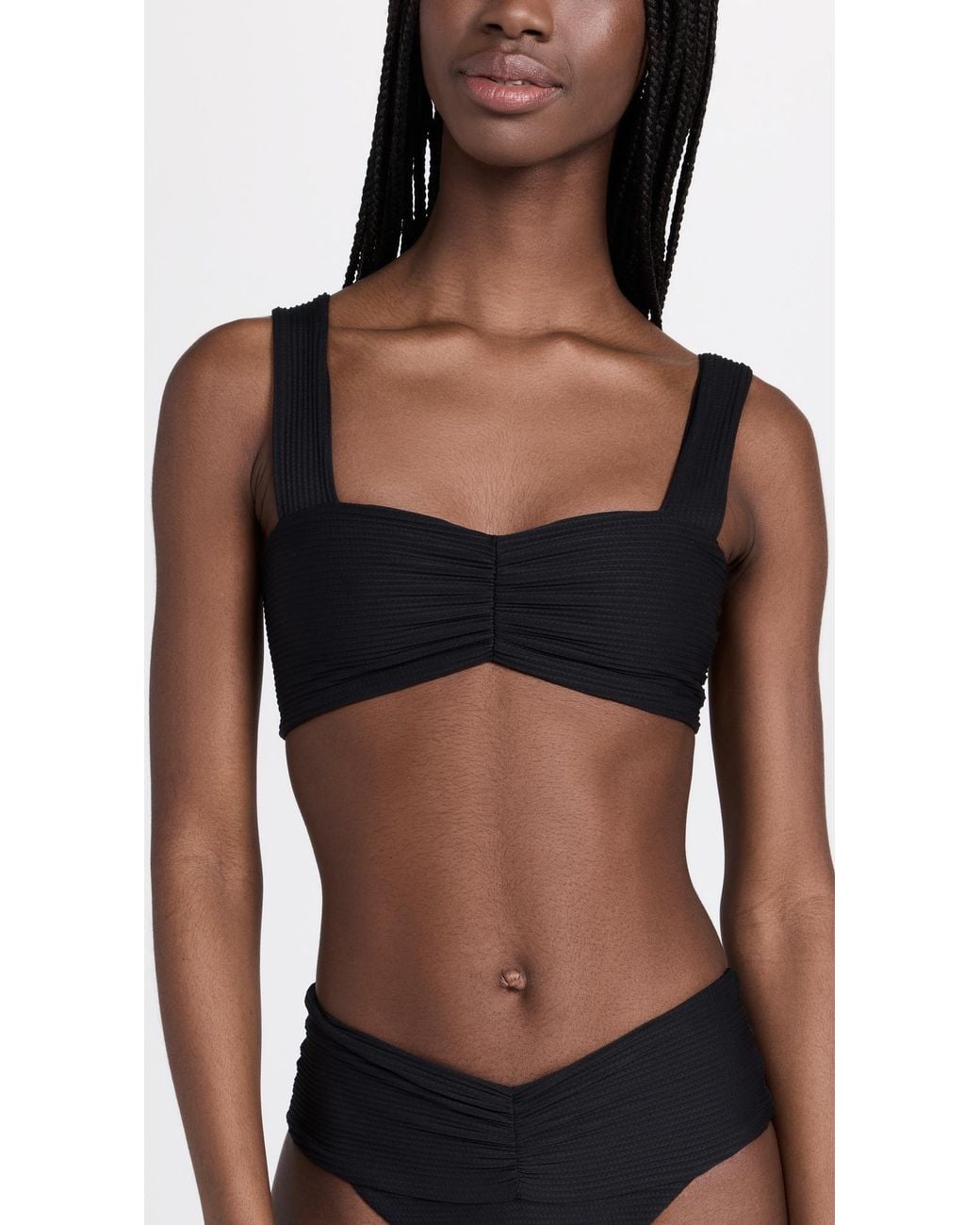 LSPACE Black Marlee Bikini Top