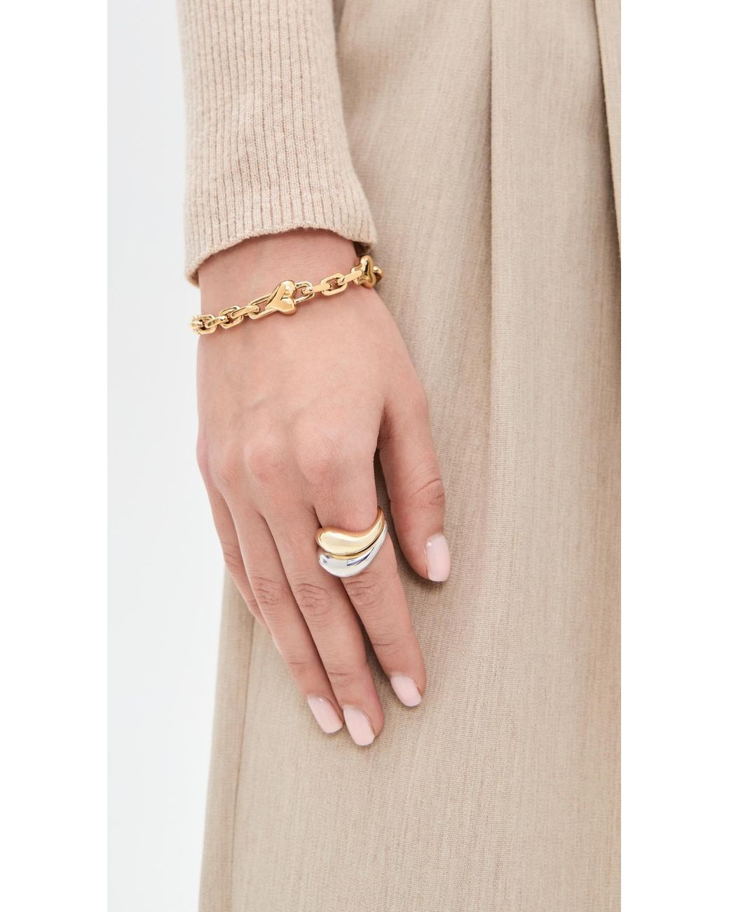 Shashi White Wayne Ring Set