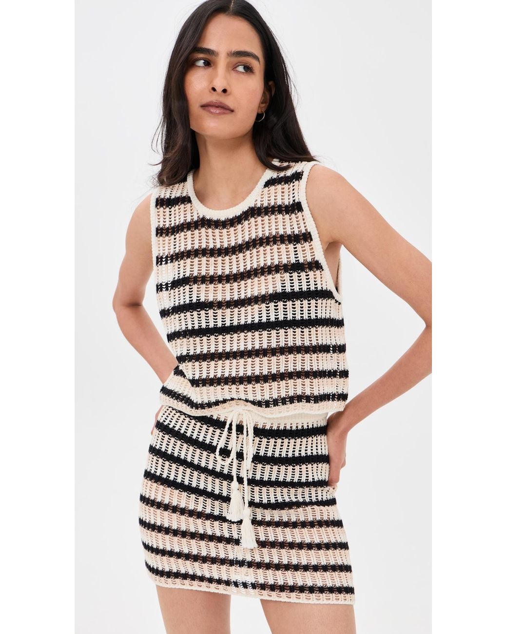 LSPACE Black Sander Coverup Top
