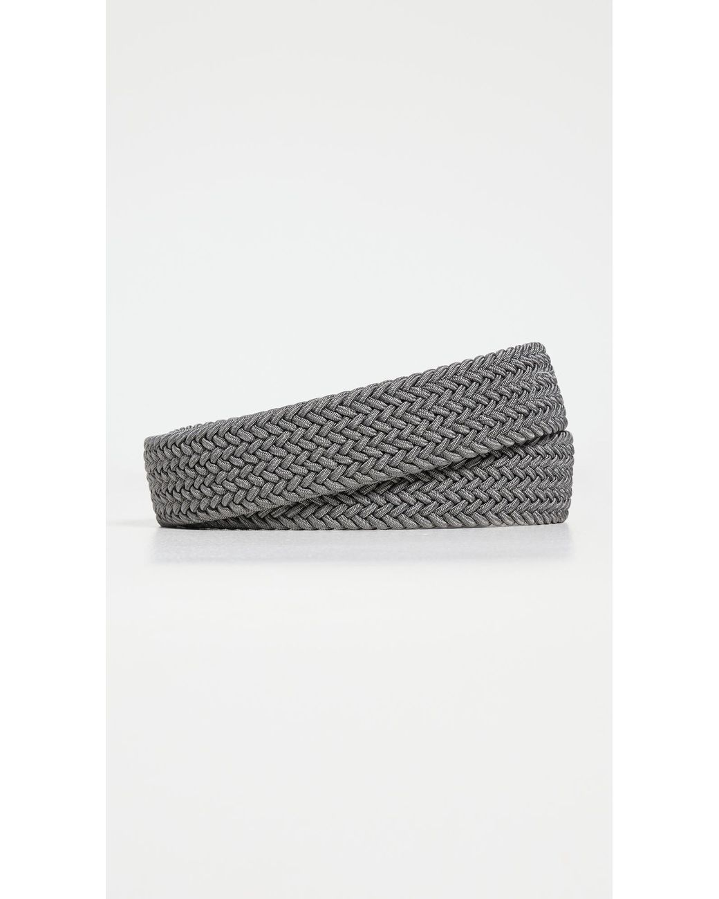 Andersons Black Nylon Woven Belt for men