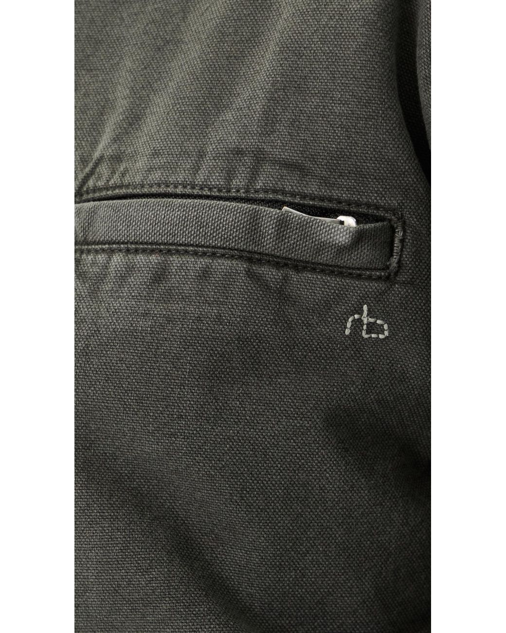 Rag & Bone Black Denim Workwear Jacket for men