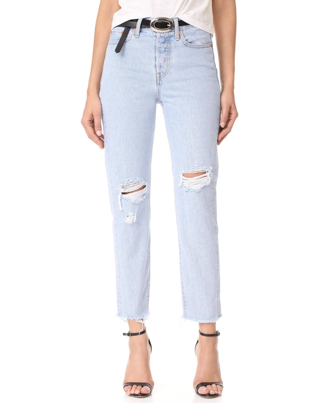 Levi s Wedgie Jeans in Blue Lyst