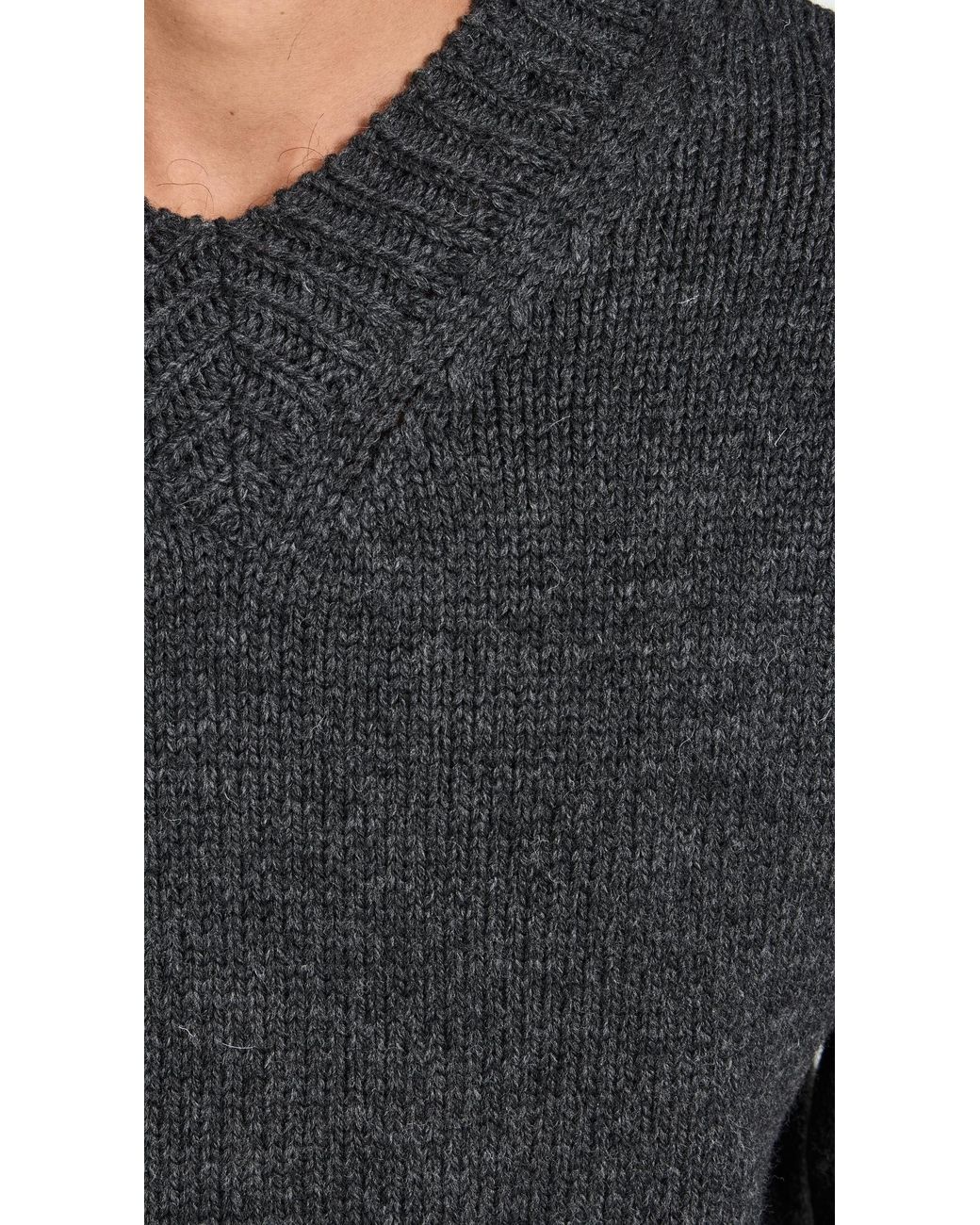 Our Legacy Sonar V-Neck Sweater in Black for Men | Lyst Our Legacy Sonar V-Neck Sweater in Black for Men | Lyst