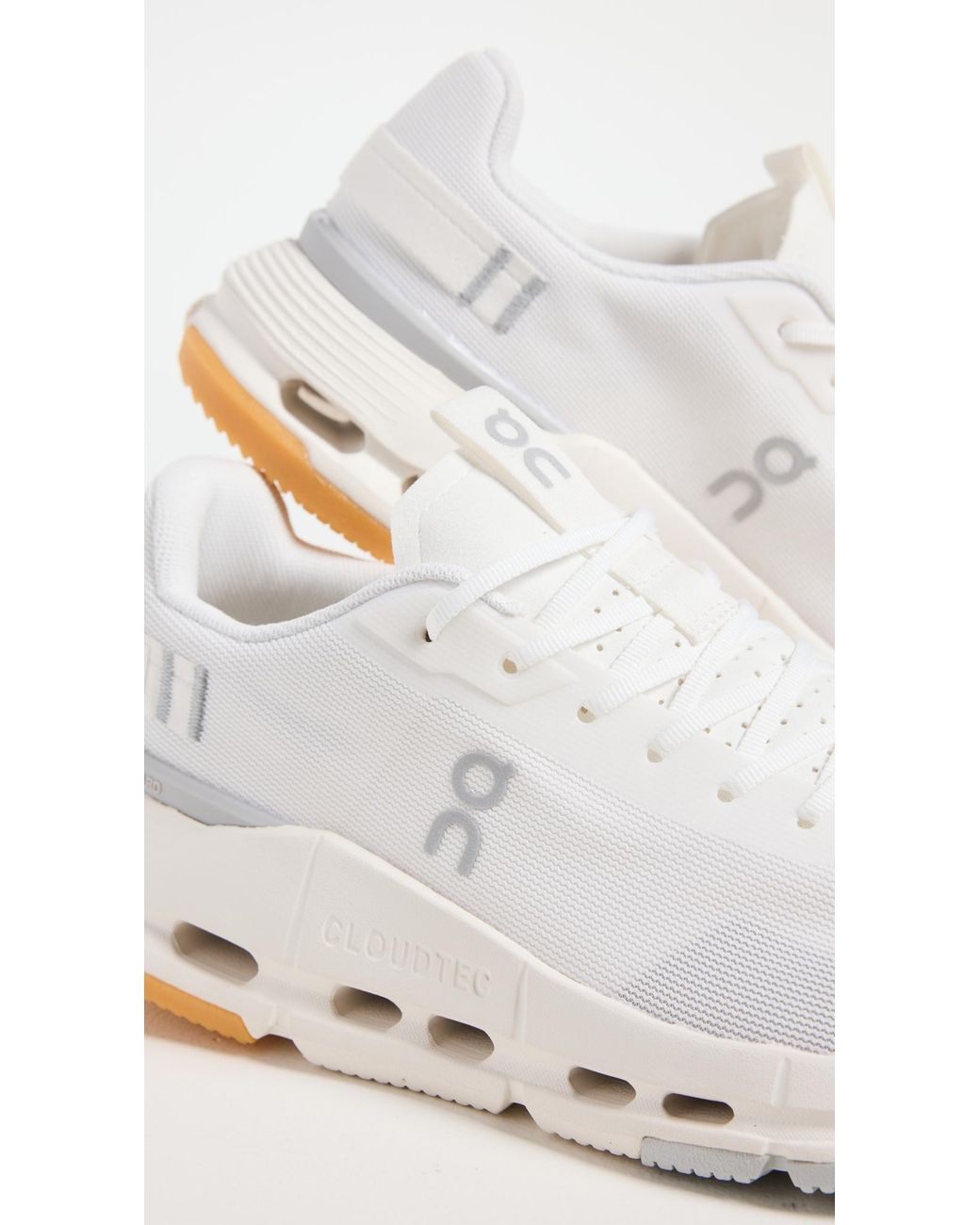 On Shoes White Cloudnova Form 2 Sneakers