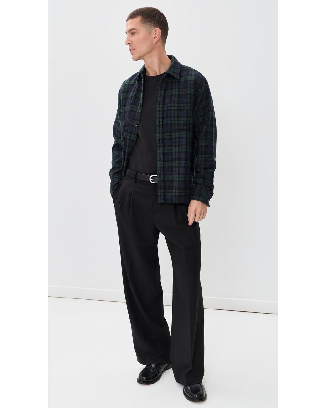 Rag & Bone Blue Cpo Flannel Shacket for men