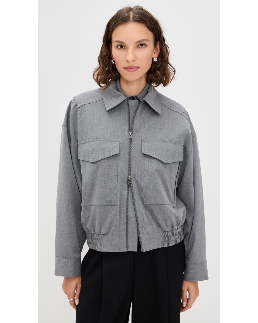 Staud Gray Eugene Jacket