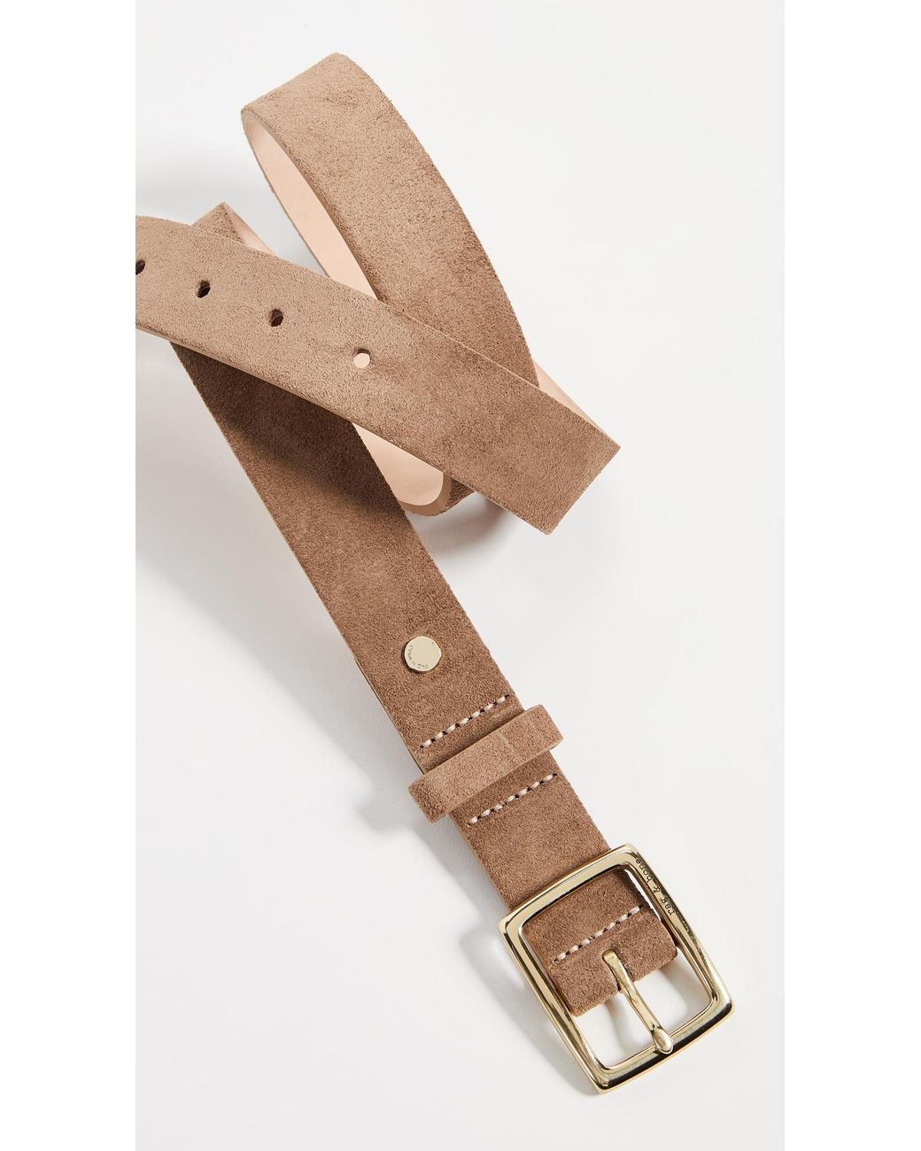 Rag & Bone White Boyfriend Belt