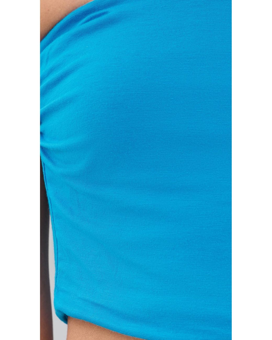 Ramy Brook Blue Solid Raya Top