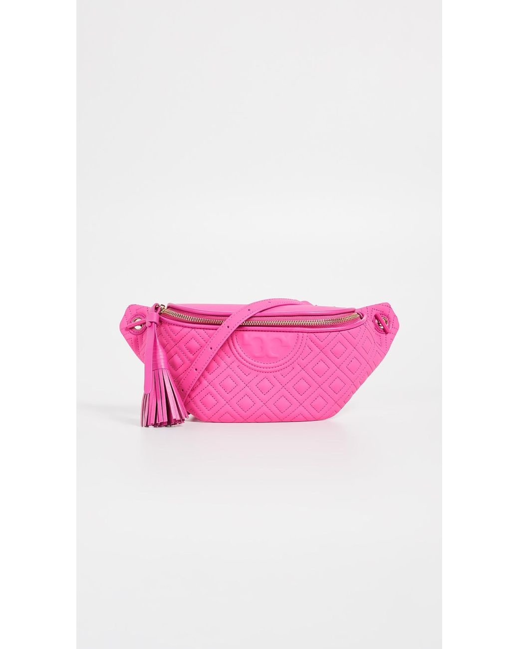 Tory Burch Fleming Matte Belt Bag in Pink | Lyst display picture 3