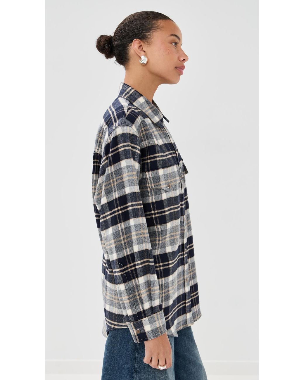 Twp Black Dutton Button Down Top