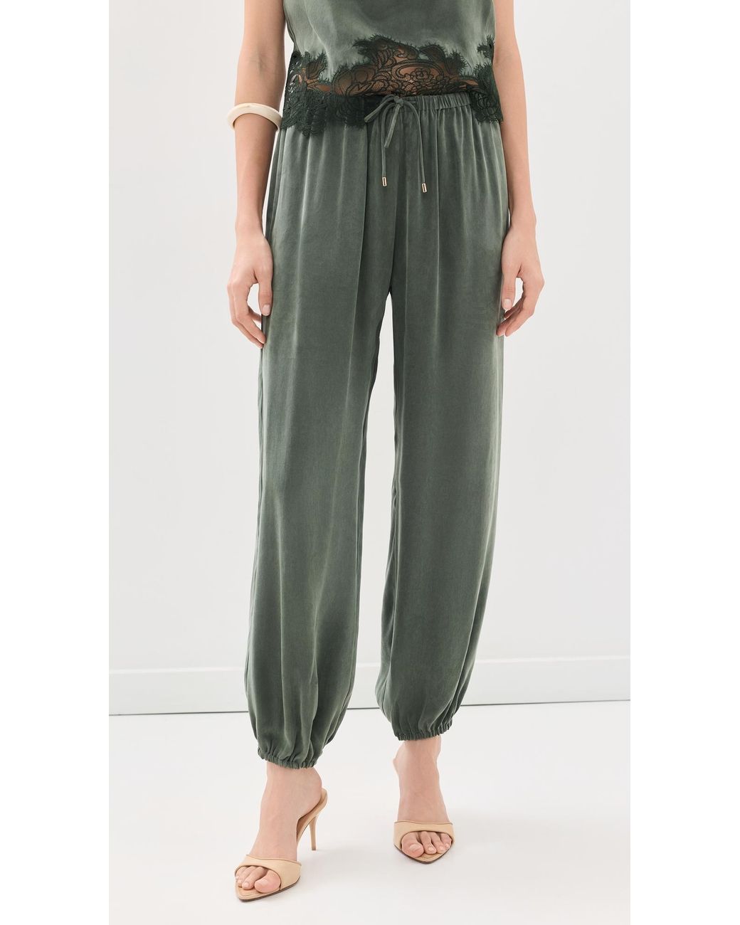 Hevron Green Halina Pants