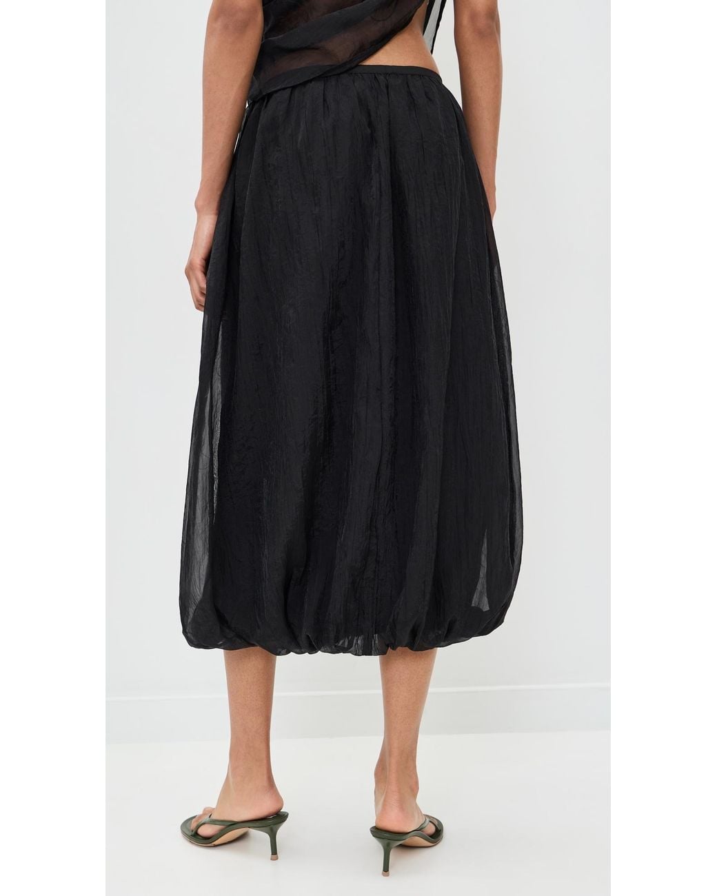 Lioness Black Intuition Bubble Midi