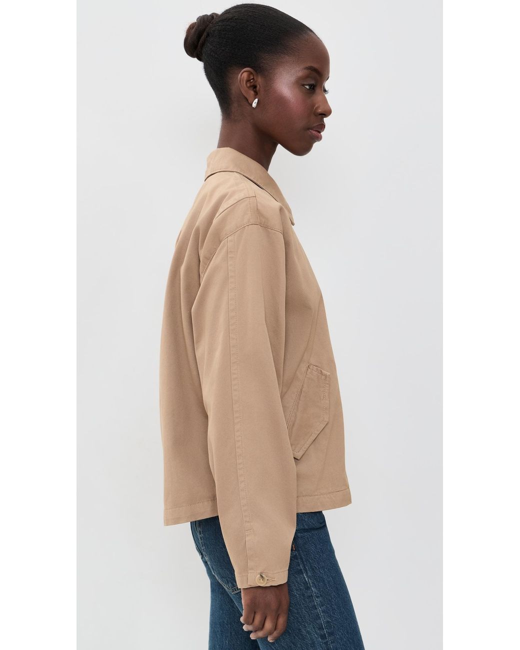 Vince Natural Washed Cotton Jacket