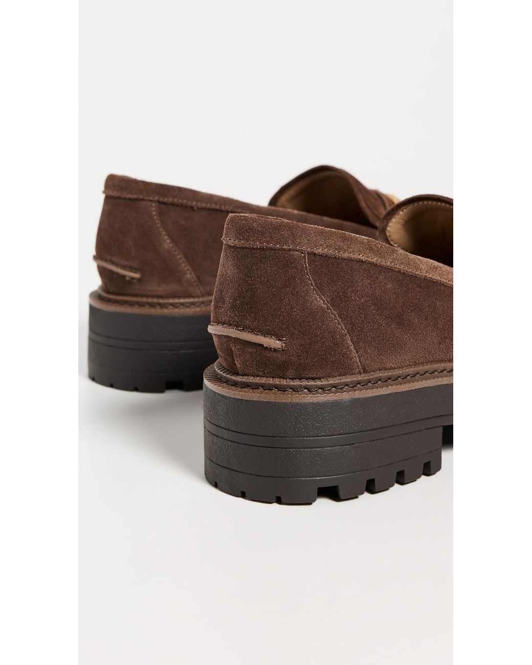 Sam Edelman Brown Lea Platform Loafers