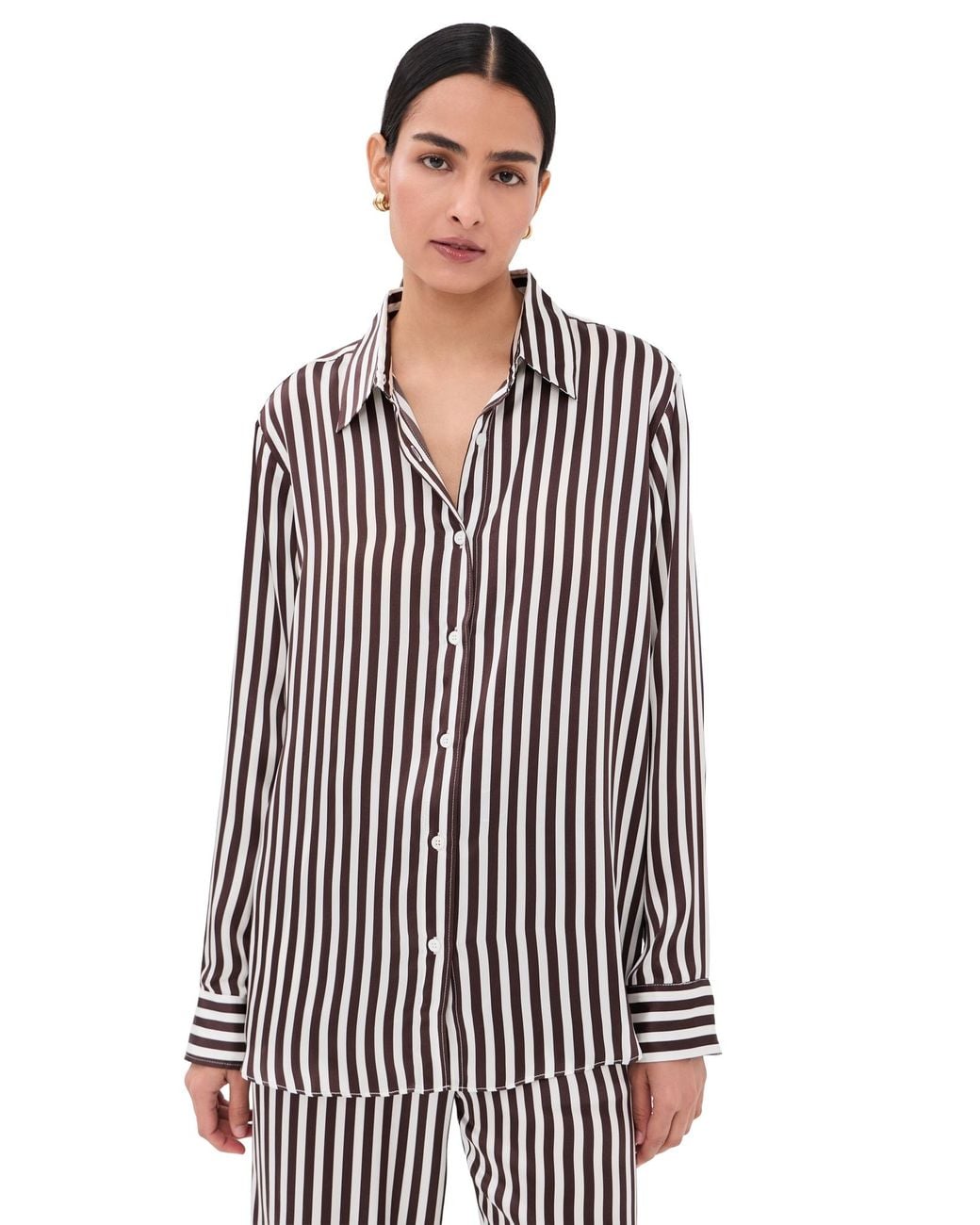 SPRWMN Multicolor Mara Silk Button Up