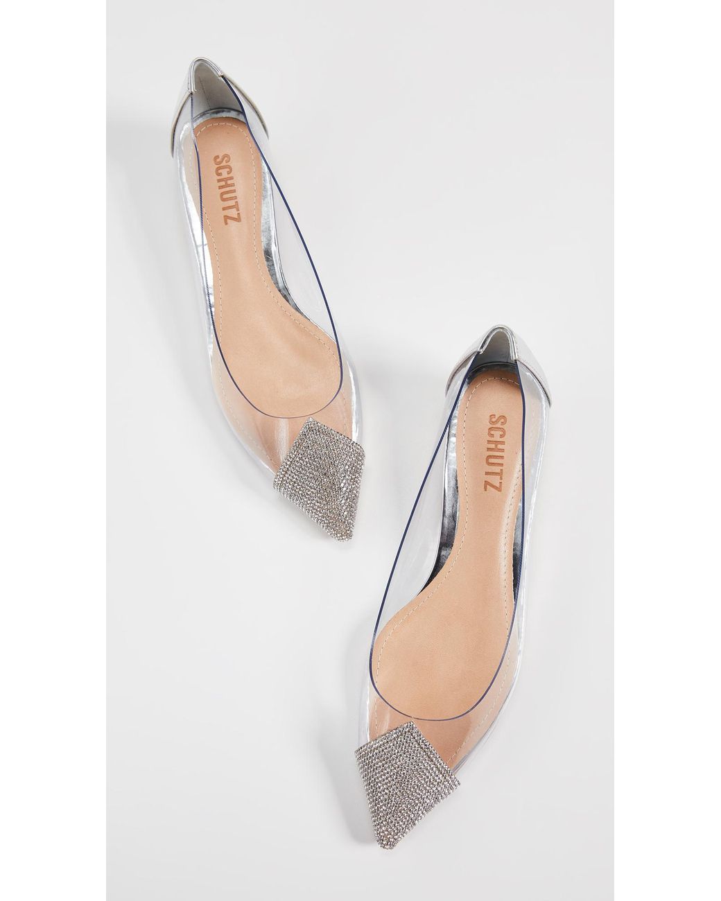 Schutz clearly best sale pointy toe flat
