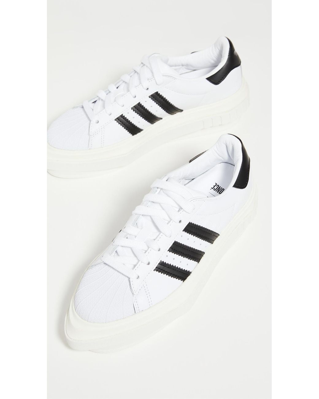 adidas X Beyonce Bey Superstar Sneakers in White | Lyst