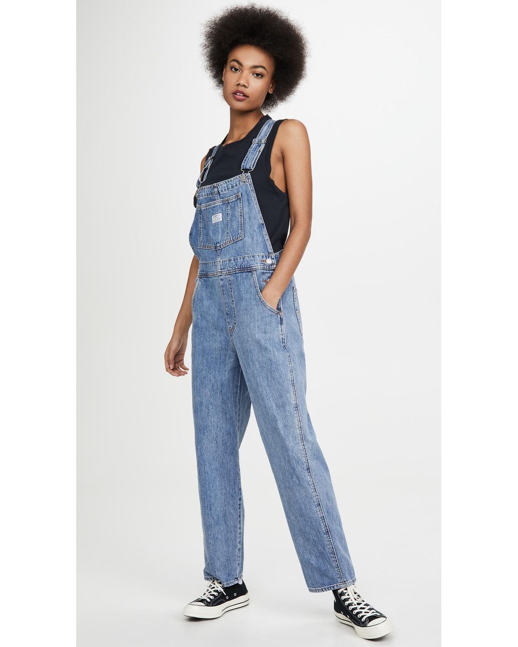 Levi's Denim Vintage Overalls in Blue 