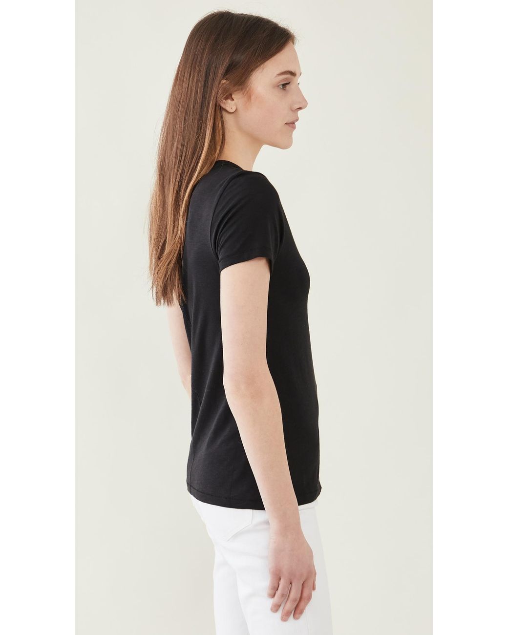 Rag & Bone Black The Vee Tee