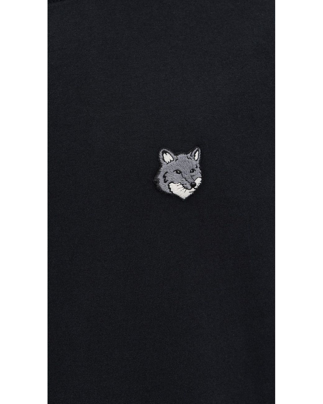 Maison Kitsuné Black Fox Head Patch Comfort Tee for men