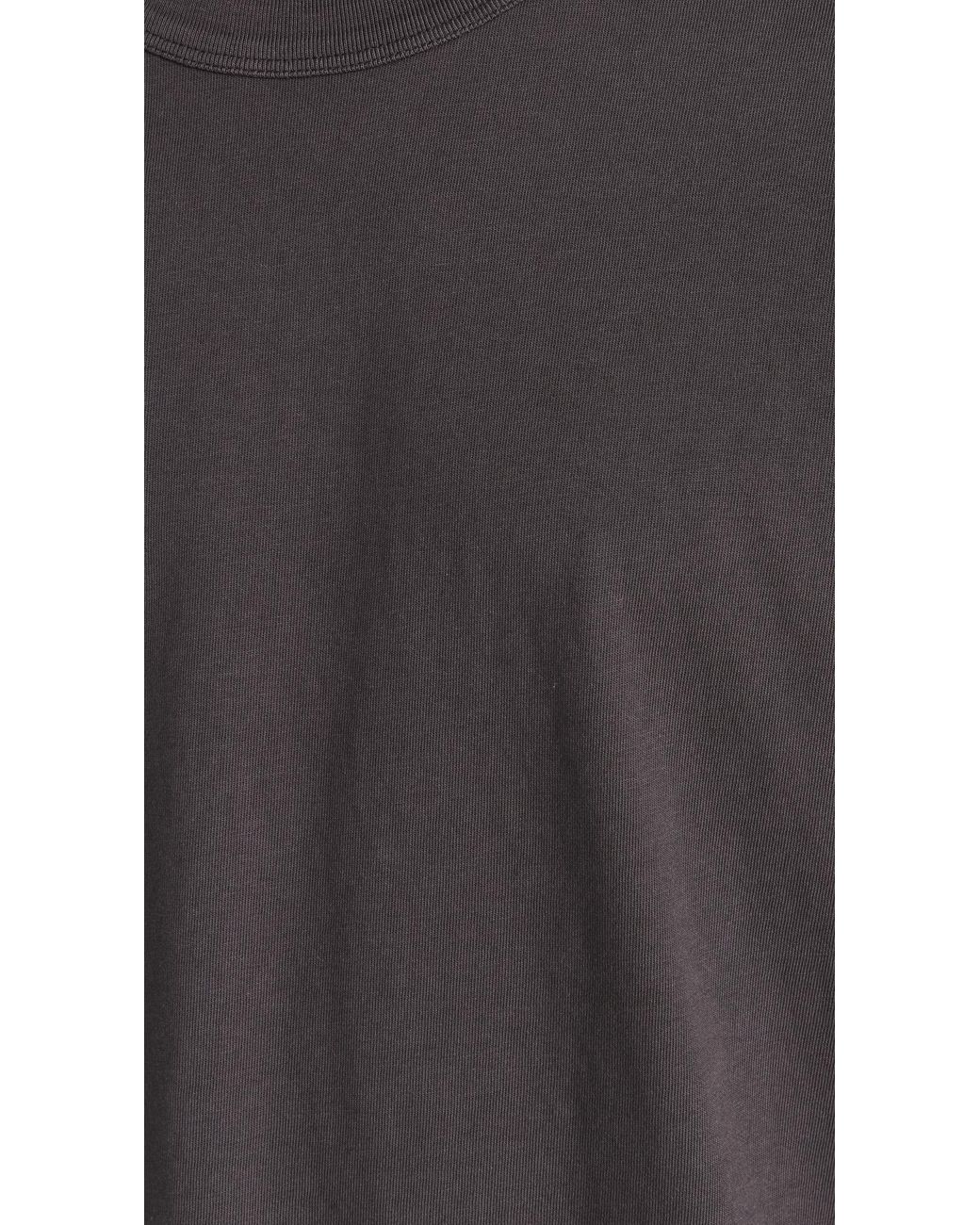 Madewell Black Garment-Dyed Allday Crewneck Tee for men