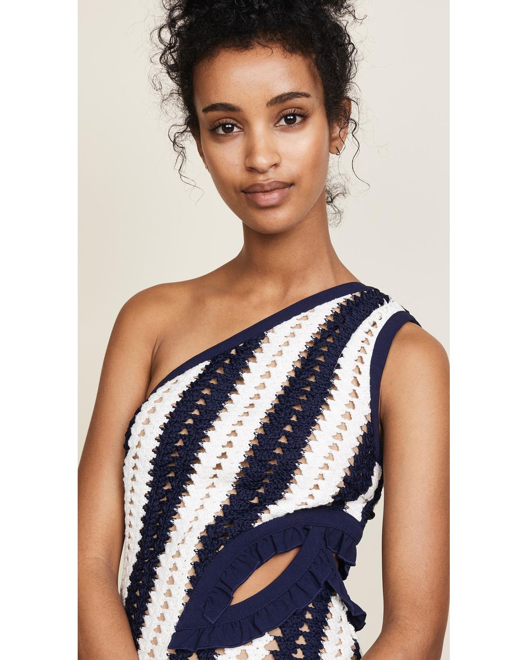 オールインワン・サロペット Self-Portrait Crochet' Dress In Blue Viscose Blend Self-Portrait Crochet' Dress In Blue Viscose Blend | ShopSimon