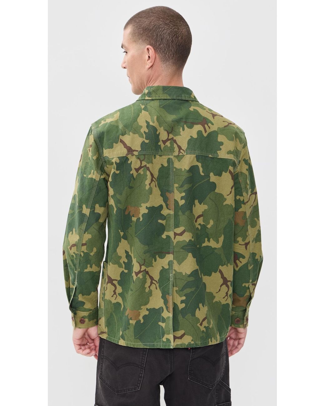 Katin Green Task Shacket for men