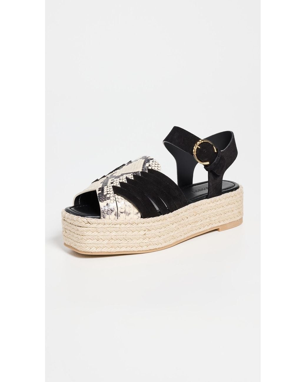 Ulla Johnson Black Elsa Espadrilles