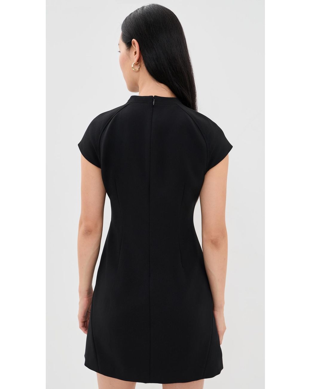Theory Black Raglan Mini Dress