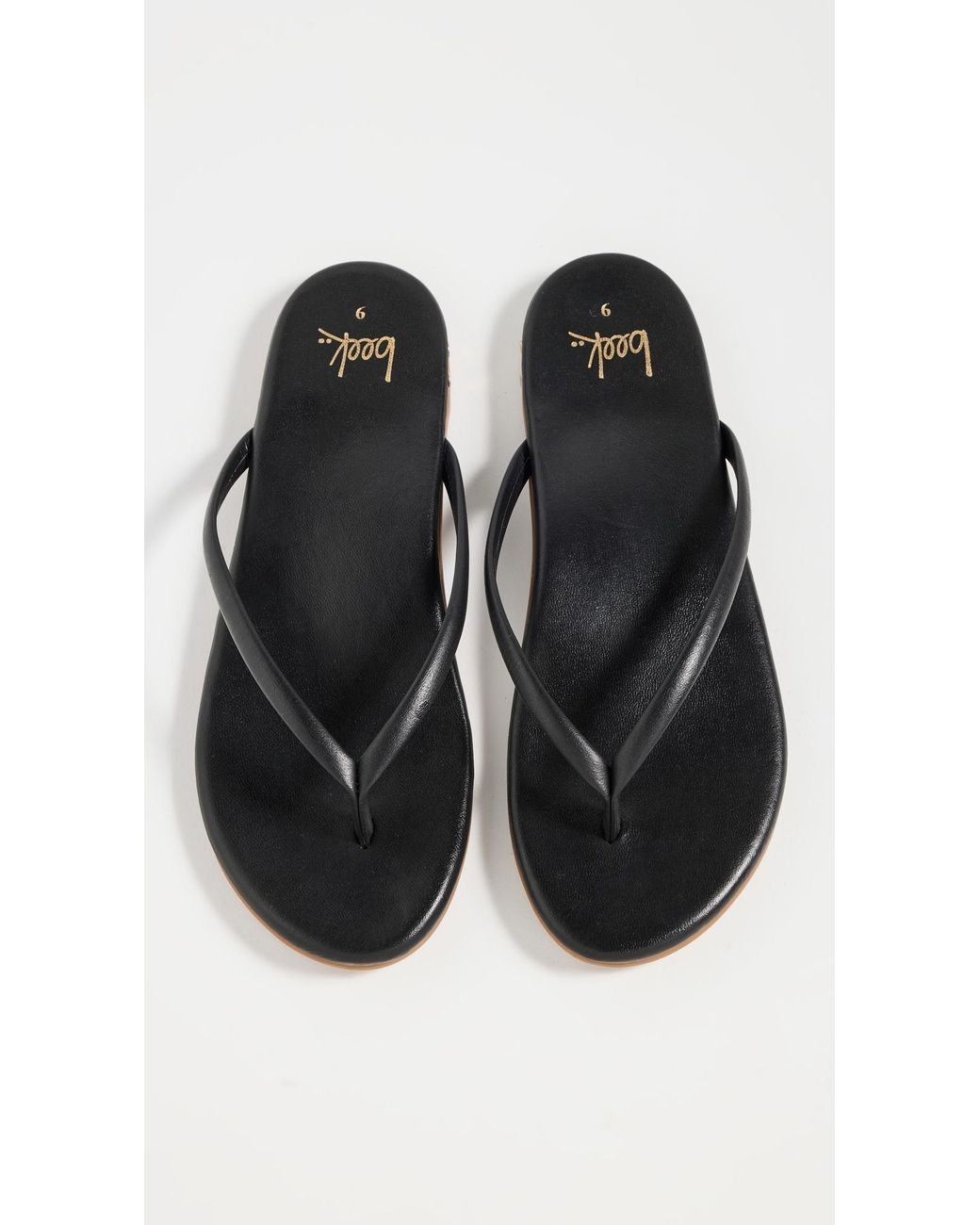Beek Black Sunbeam Flip Flops