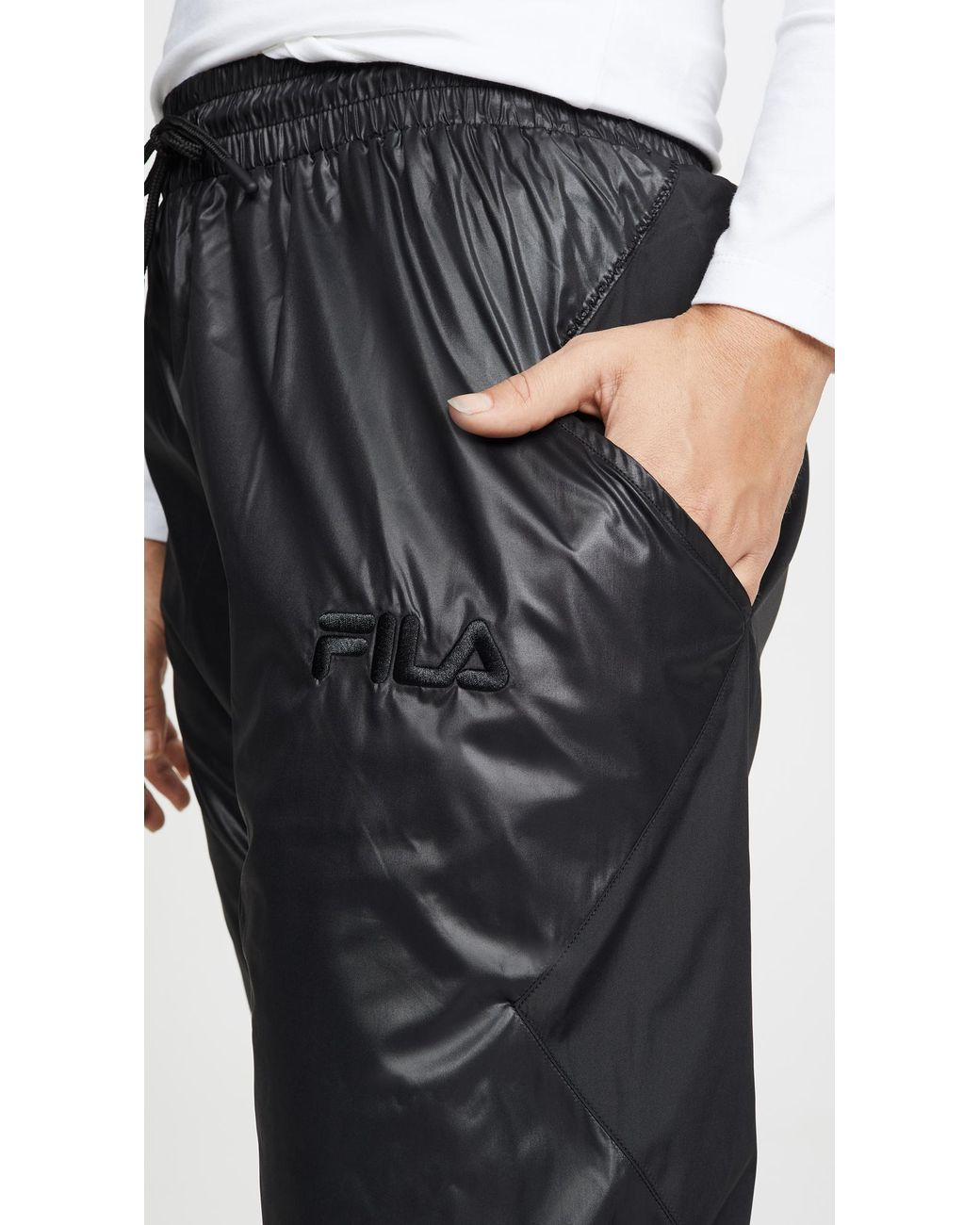 Fila Remi Windpants in Black | Lyst