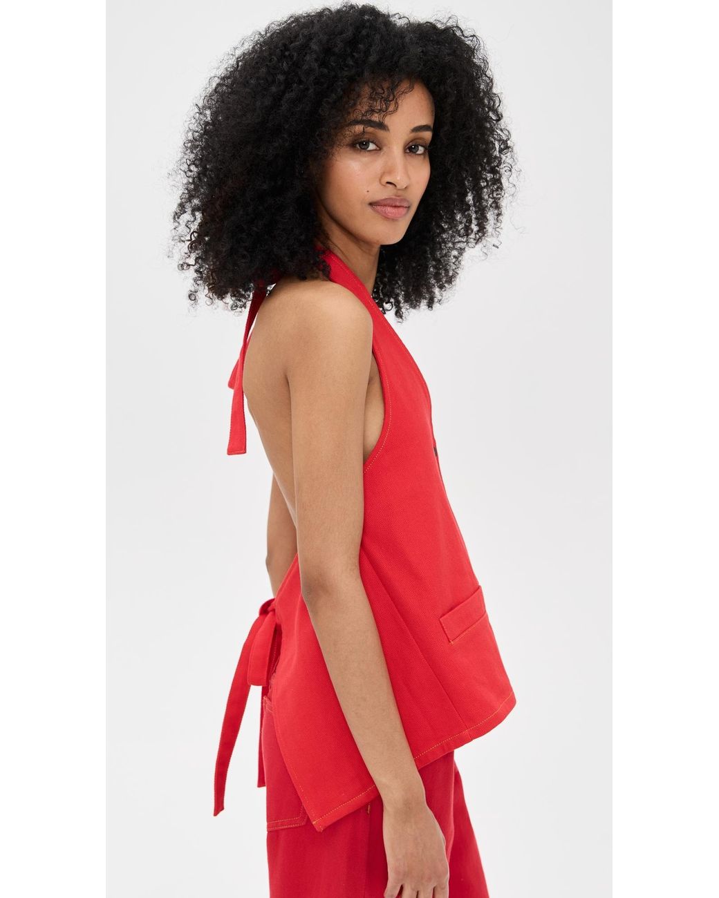 Lioness Hills Halter Vest in Red | Lyst Lioness Hills Halter Vest in Red | Lyst