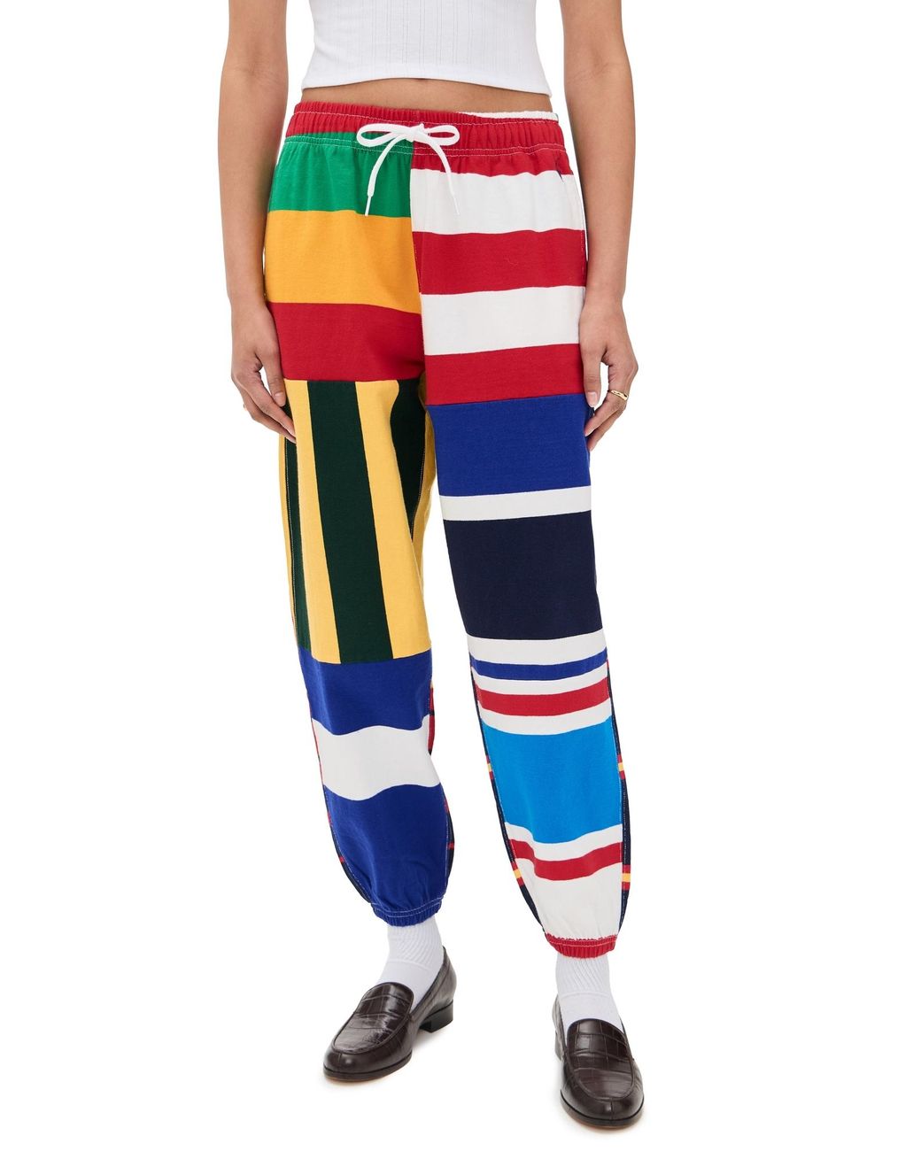 【Polo Ralph Lauren 】Vintage Jersey Rugby Sweatpants パンツ Polo Ralph Lauren Vintage Jersey Rugby Sweatpants in Blue | Lyst
