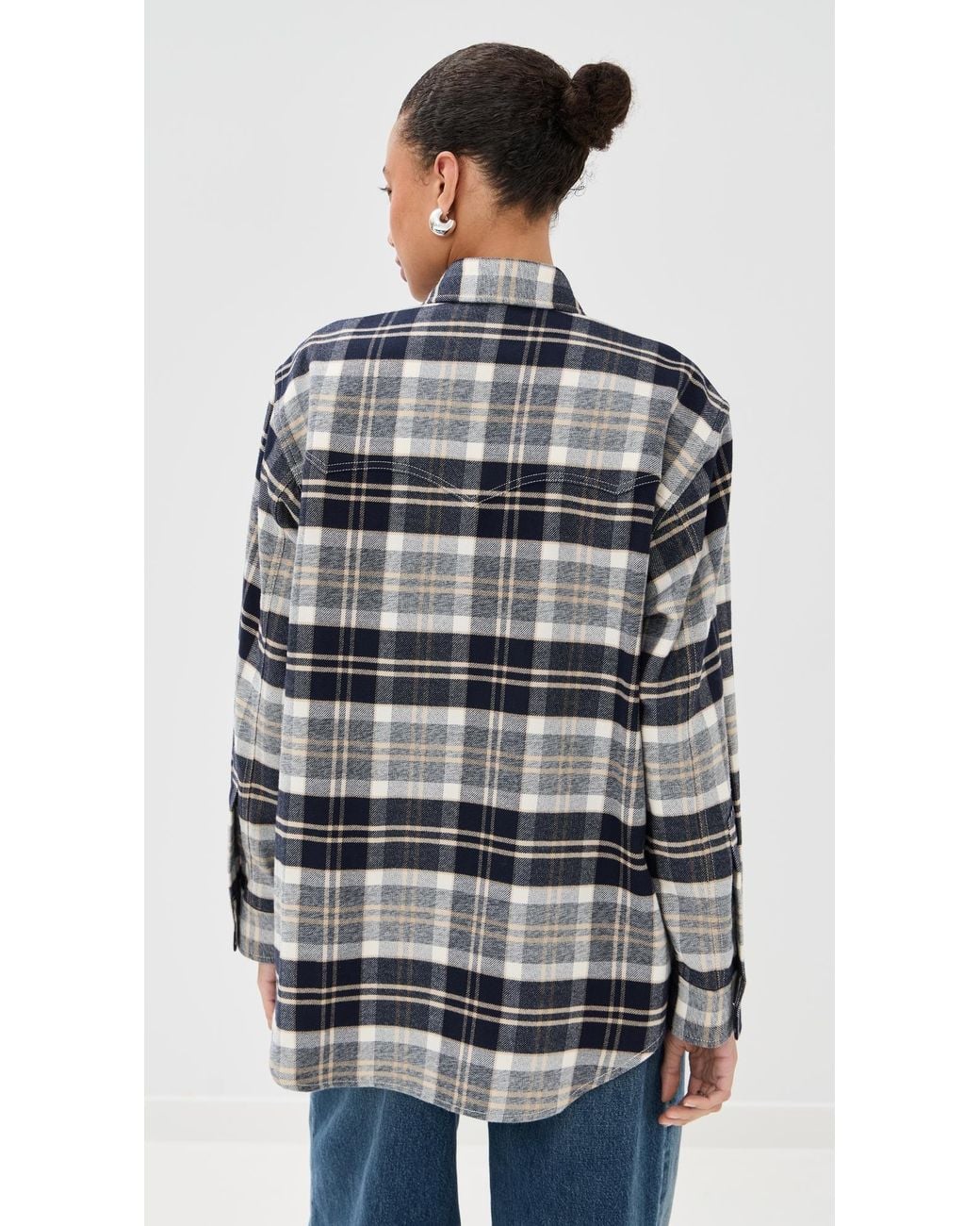 Twp Black Dutton Button Down Top