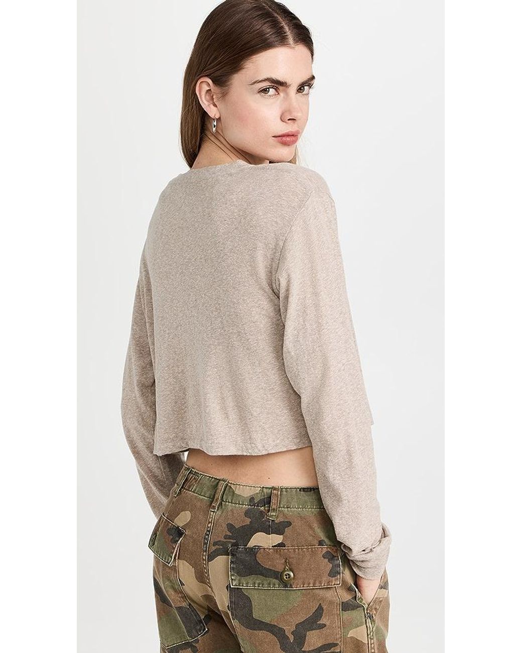 Elliott crop top outlet jersey