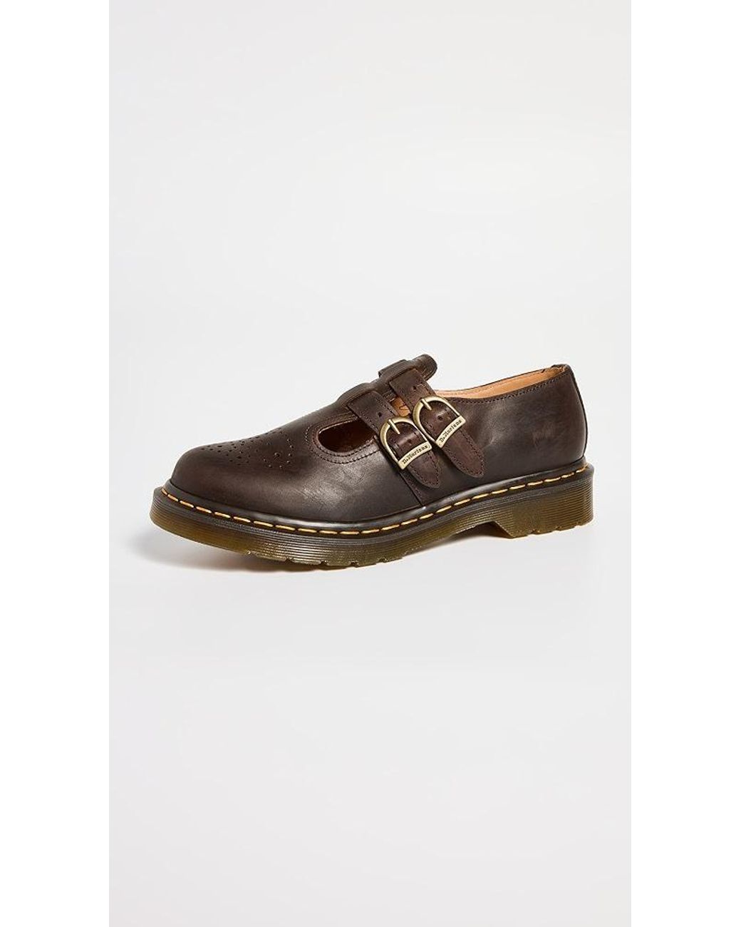 Dr. Martens 8065 Mary Janes in Brown | Lyst